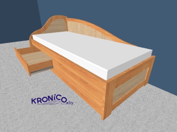 Проект кровати KRONICO 3