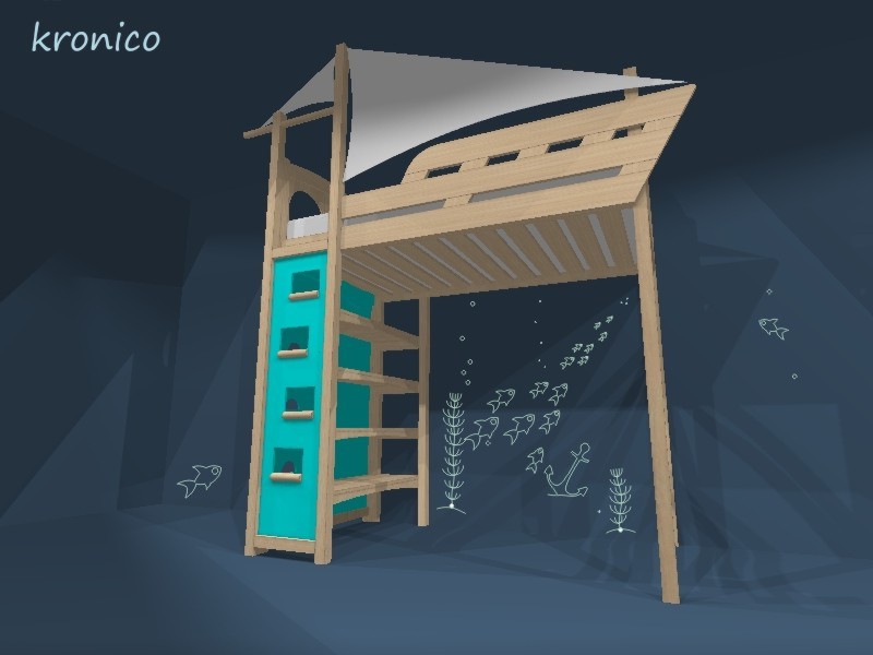 Кровать - чердак KRONICO 